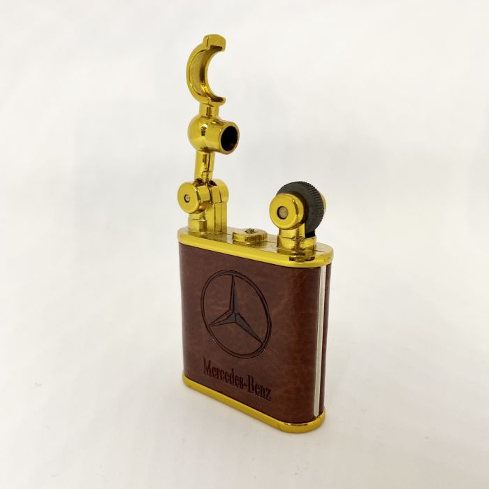 Елегантна Газова Запальничка Mercedes-Benz у Шкіряному Корпусі
