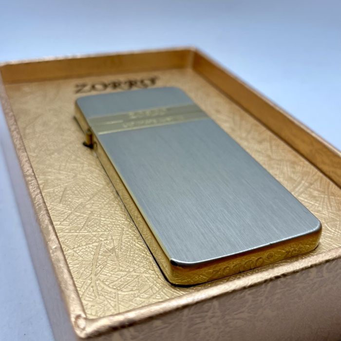 Бензинова запальничка ZORRO "Золотий Граніт" (Gold Granite)