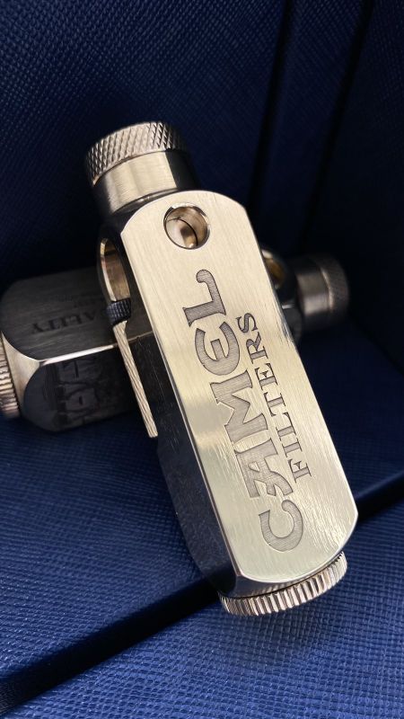 Латунна бензинова запальничка CAMEL з ведмедем