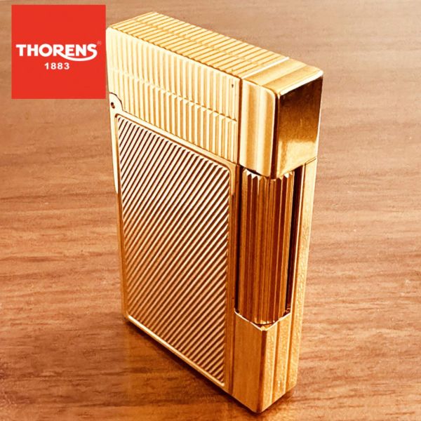 Ексклюзивна газова запальничка THORENS у золотому кольорі