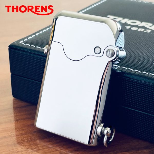 Бензинова запальничка Thorens хромована срібло