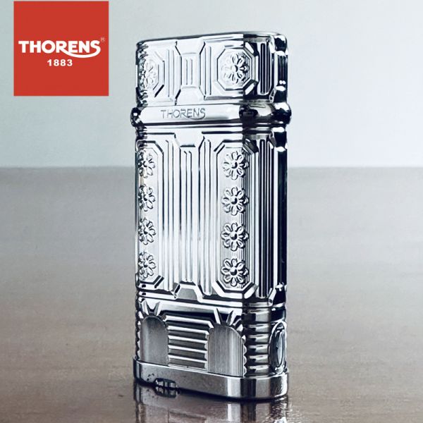 Ексклюзивна срібна газова запальничка THORENS